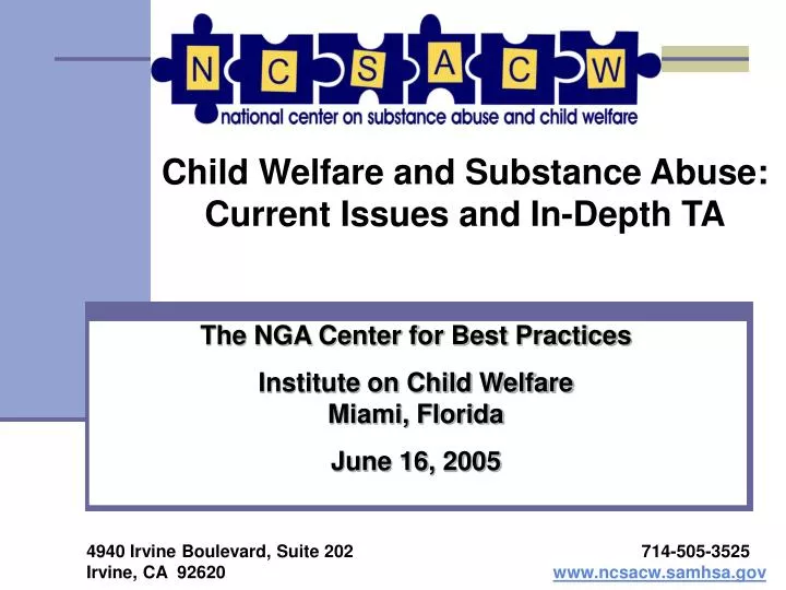 child welfare and substance abuse current issues and in depth ta