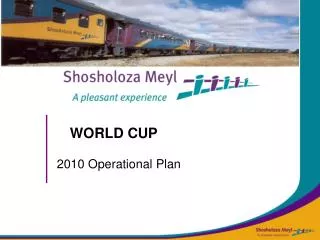 WORLD CUP 2010 Operational Plan