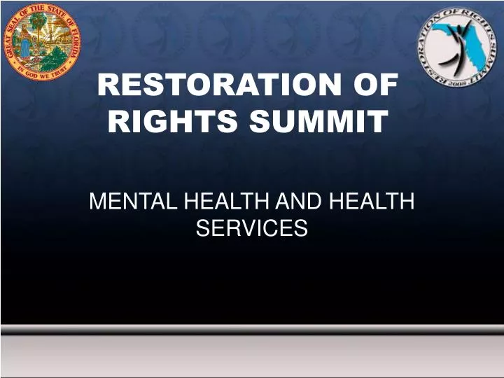 restoration of rights summit