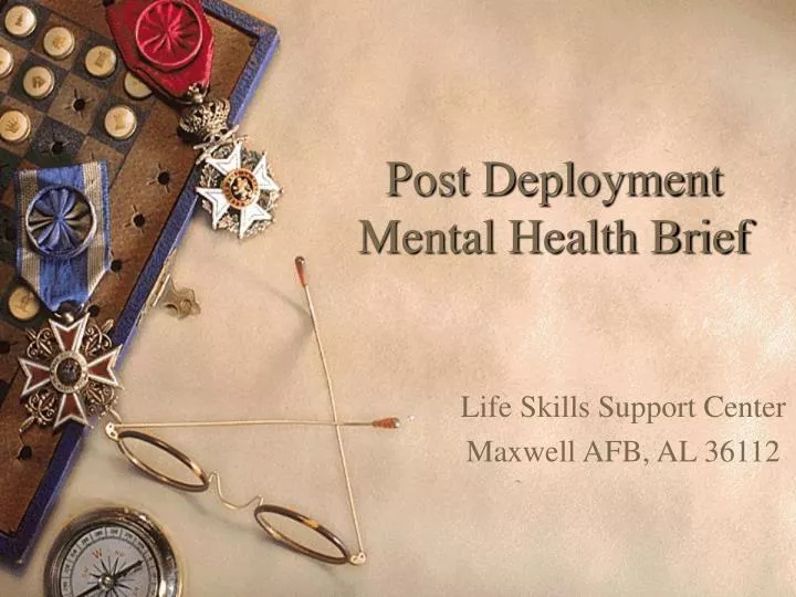 post deployment mental health brief