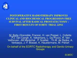 POSTOPERATIVE RADIOTHERAPY IMPROVES CLINICAL AND BIOCHEMICAL PROGRESSION FREE SURVIVAL AFTER RADICAL PROSTATECTOMY : FIR
