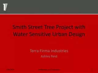 Smith Street Tree Project with Water Sensitive Urban Design
