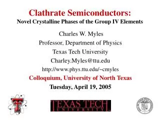 Clathrate Semiconductors: Novel Crystalline Phases of the Group IV Elements