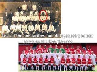 Arsenal Football Team 2006-2007. Very diverse!