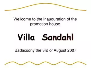 Villa Sandahl