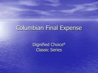 Columbian Final Expense