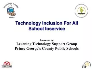 Technology Inclusion For All School Inservice