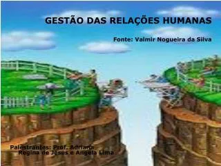 GESTÃO DAS RELAÇÕES HUMANAS Fonte: Valmir Nogueira da Silva