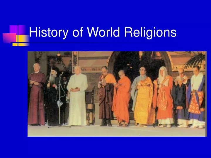 history of world religions