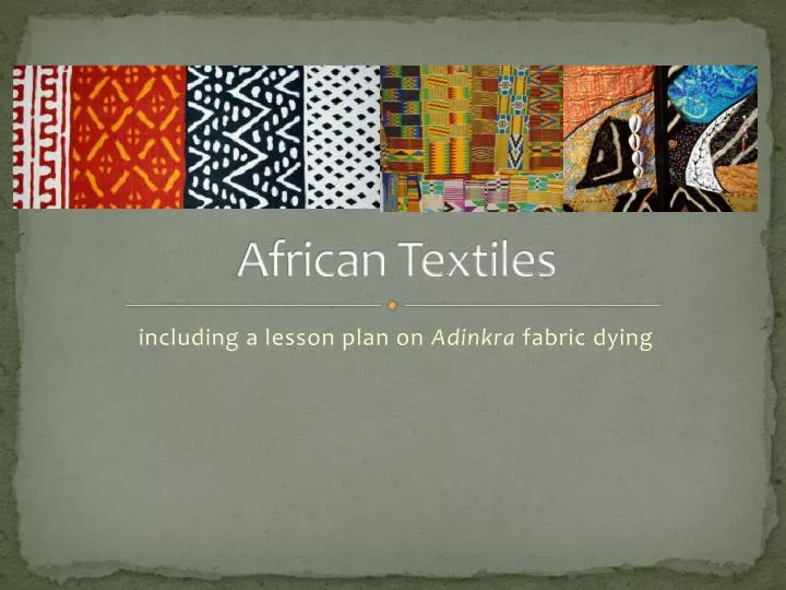 african textiles