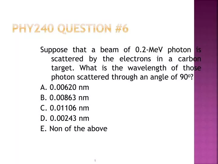 phy240 question 6