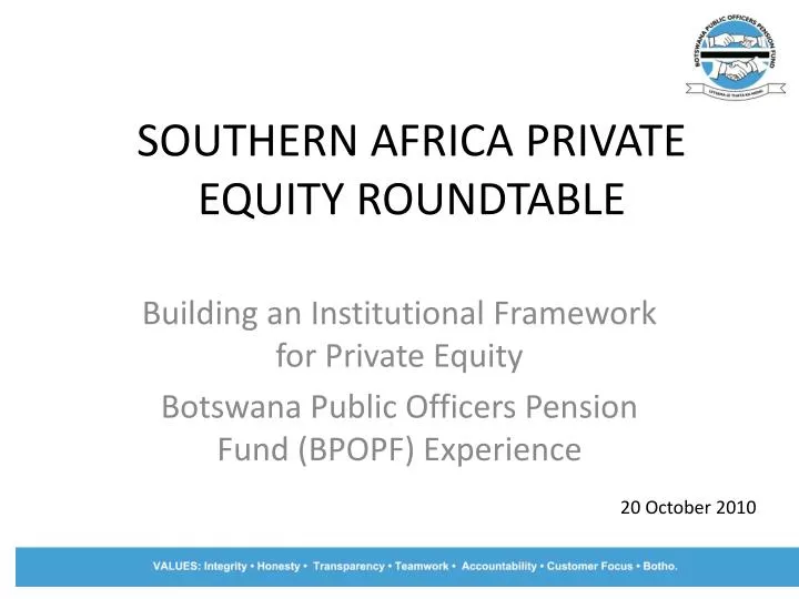 southern africa private equity roundtable