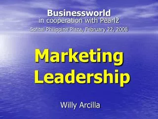 Marketing Leadership