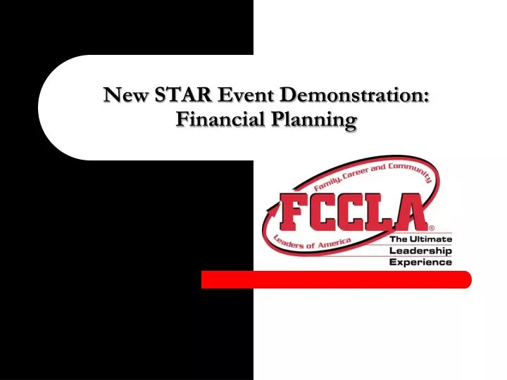 new star event demonstration financial planning