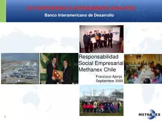 Responsabilidad Social Empresarial Methanex Chile Francisco Ajenjo Septiembre 2005