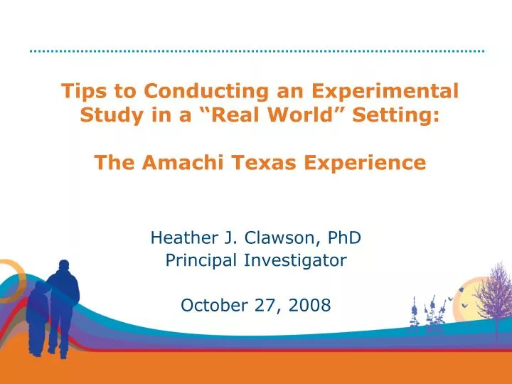 tips to conducting an experimental study in a real world setting the amachi texas experience