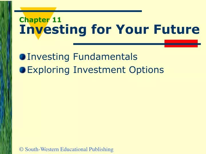 chapter 11 investing for your future