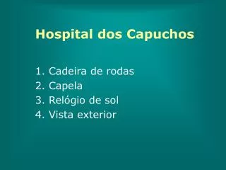 Hospital dos Capuchos