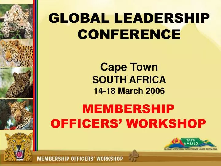 membership officers workshop