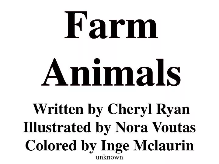 written by cheryl ryan illustrated by nora voutas colored by inge mclaurin