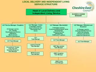 Head of Local Delivery and Independent Living Service