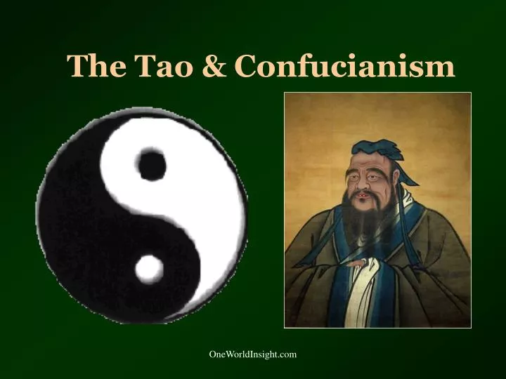 the tao confucianism