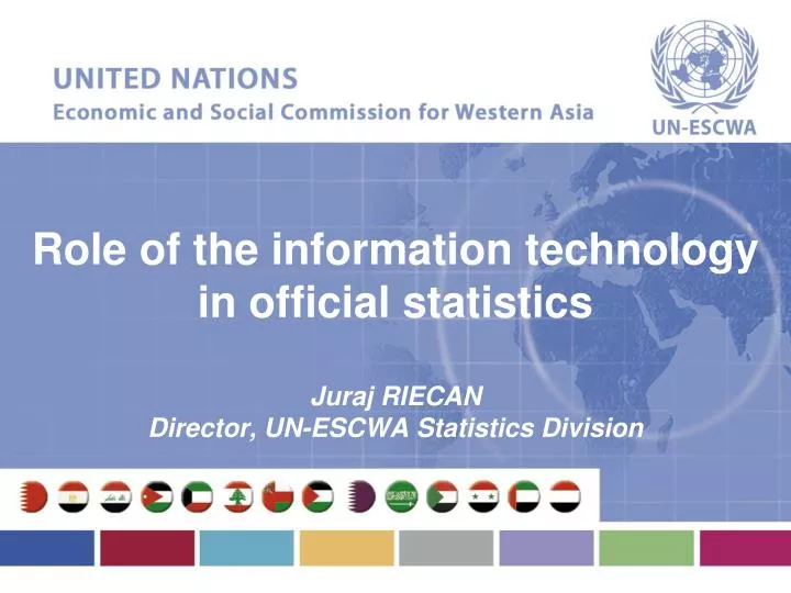 role of the information technology in official statistics