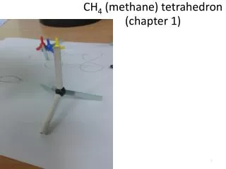 CH 4 (methane) tetrahedron (chapter 1)