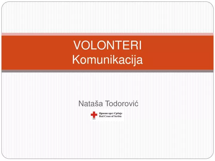 volonteri komunikacija