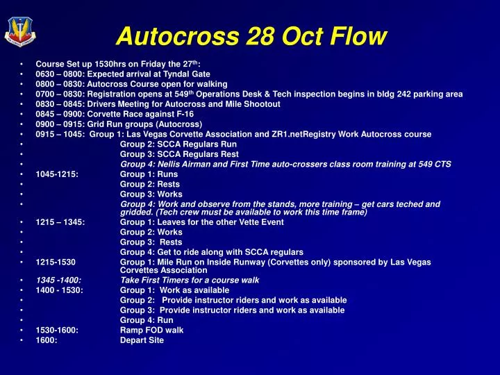 autocross 28 oct flow