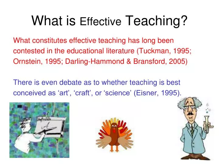 what is effective teaching