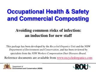 Occupational Health &amp; Safety and Commercial Composting