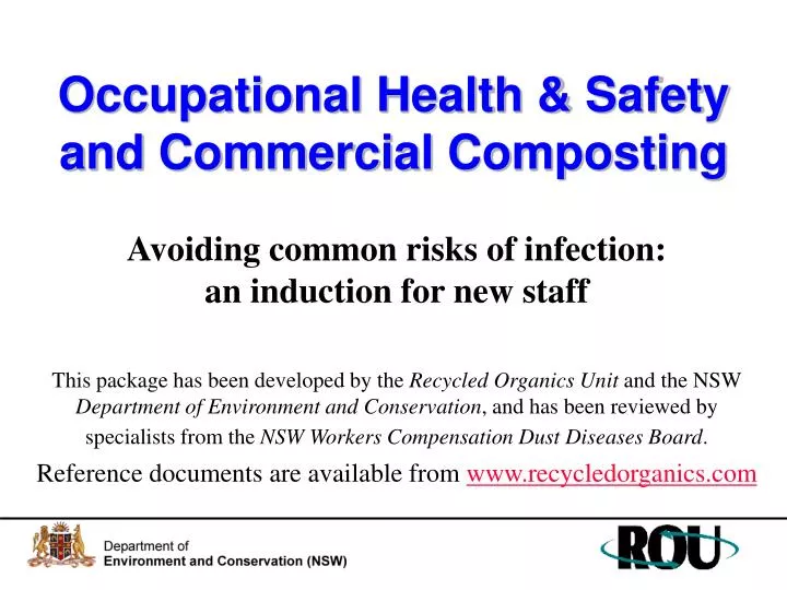 occupational health safety and commercial composting