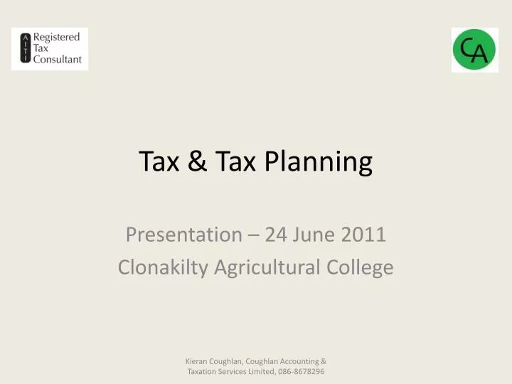 tax tax planning