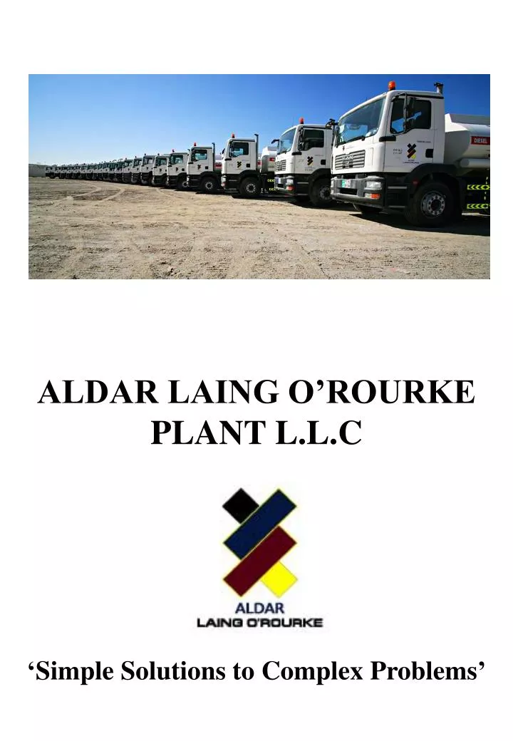 aldar laing o rourke plant l l c