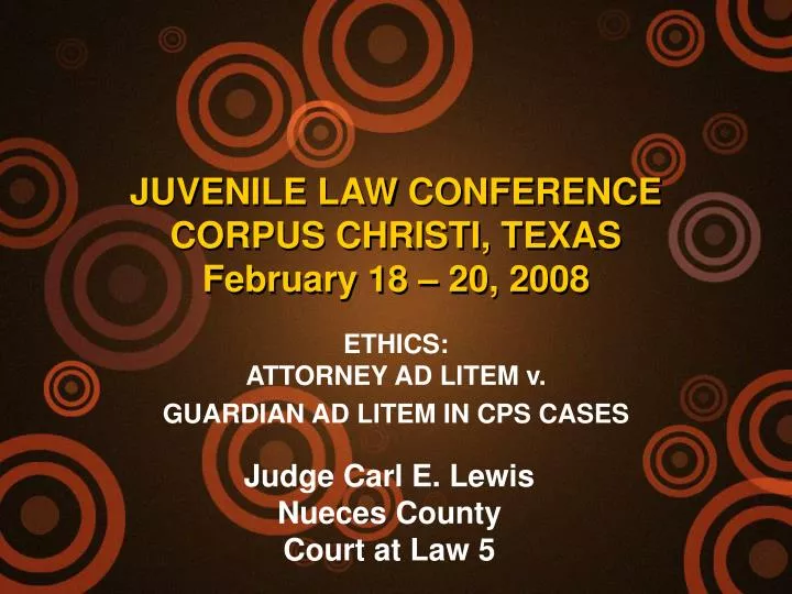 juvenile law conference corpus christi texas february 18 20 2008