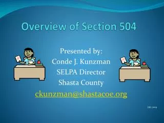 Overview of Section 504