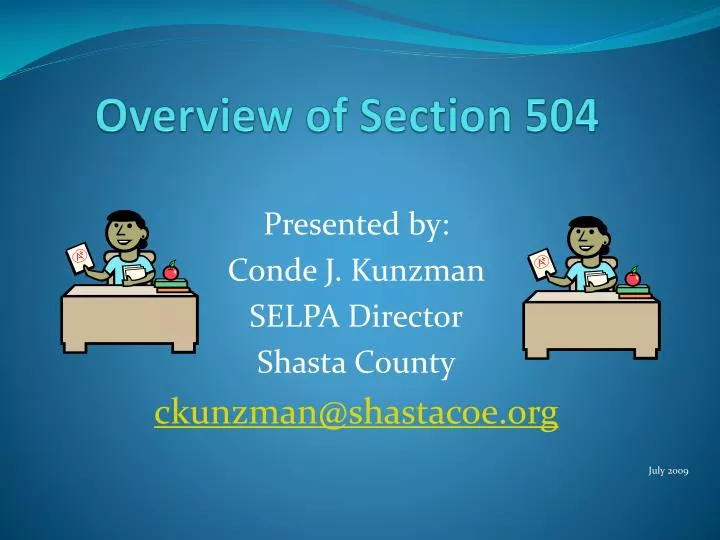 section 504 powerpoint presentation