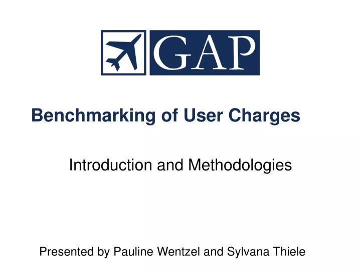 benchmarking of user charges