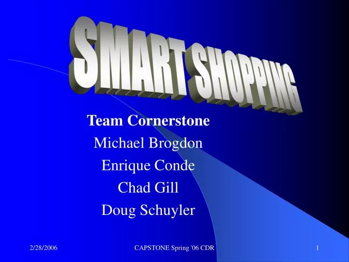 team cornerstone michael brogdon enrique conde chad gill doug schuyler