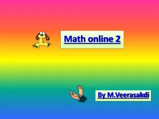 Math online 2