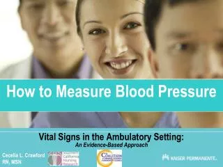 How to Measure Blood Pressure