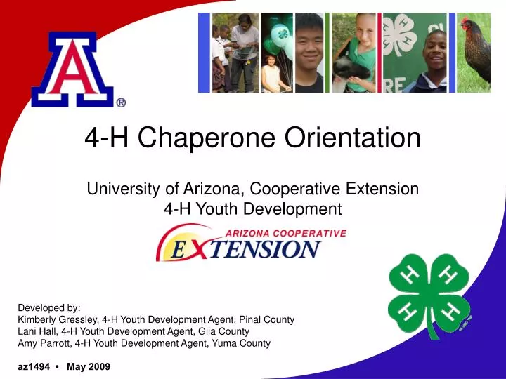 4 h chaperone orientation university of arizona cooperative extension 4 h youth development
