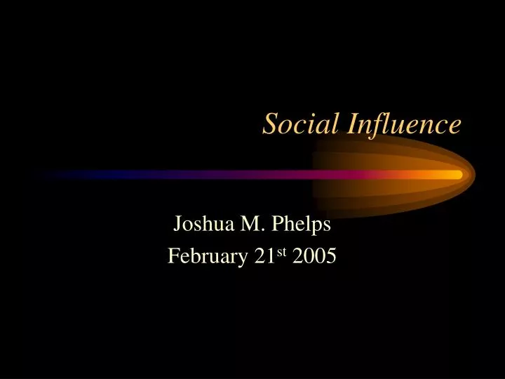 social influence