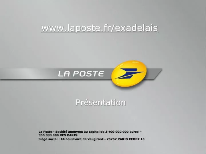 www laposte fr exadelais