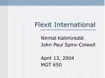 Flexit International - slide 1
