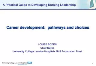 A Practical Guide to Developing Nursing Leadership