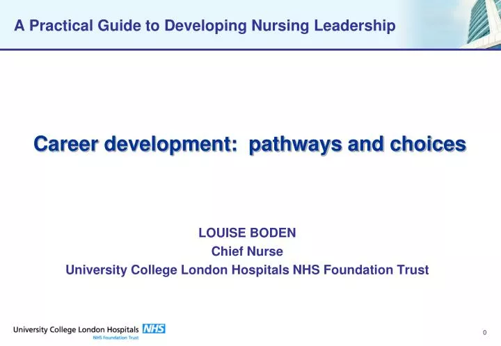 A Practical Guide To Developing Nursing Leadership N 