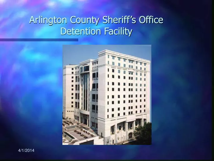 arlington county sheriff s office detention facility