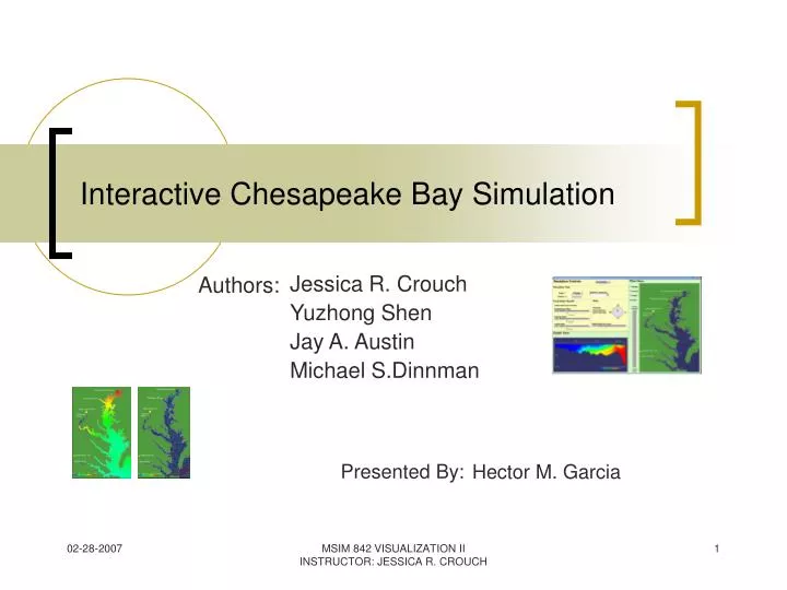 interactive chesapeake bay simulation